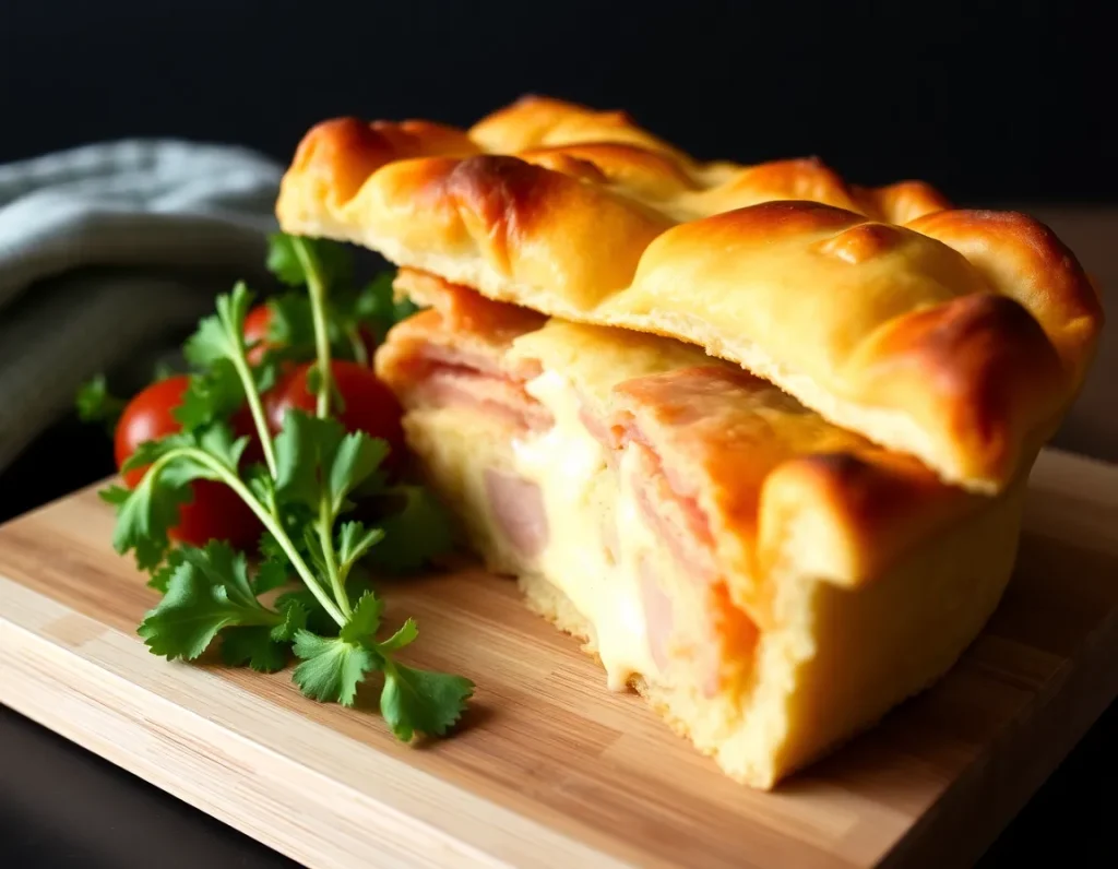 Klassieke ham kaas hartige taart: een tijdloos en smakelijk recept